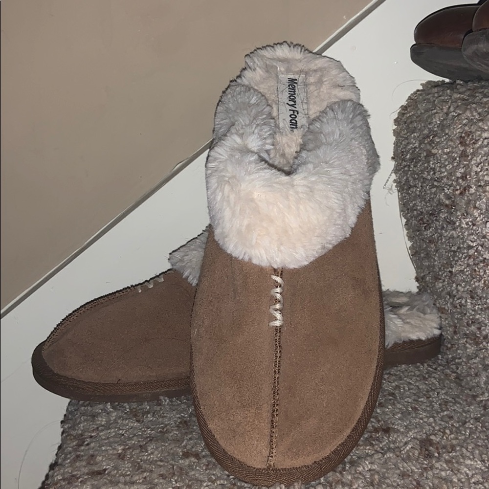 Furry slippers
